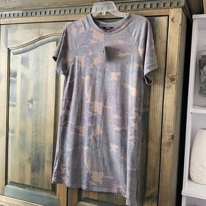 Army print dress. NWT. Medium